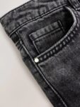 Washed Black Extra Wide Leg Jeans