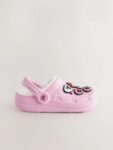 Pink Heart Slipper Clogs