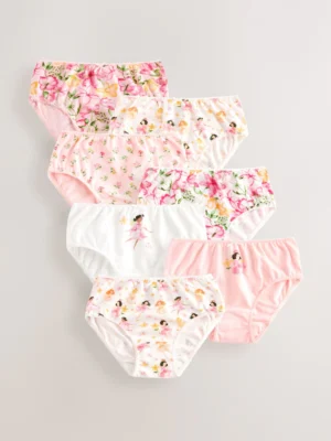 Pink Fairy Briefs 7 Pack