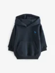 Navy Blue Long Sleeve Soft Touch Hoodie