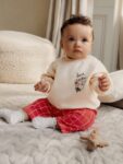 Red Graphic Print Christmas Sweat and Joggers Baby SetRed Graphic Print Christmas Sweat and Joggers Baby Set