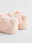 Neutral Cream Bunny Cupsole Slippers