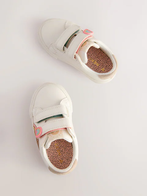 Wide Fit (G) Touch Fasten Trainers