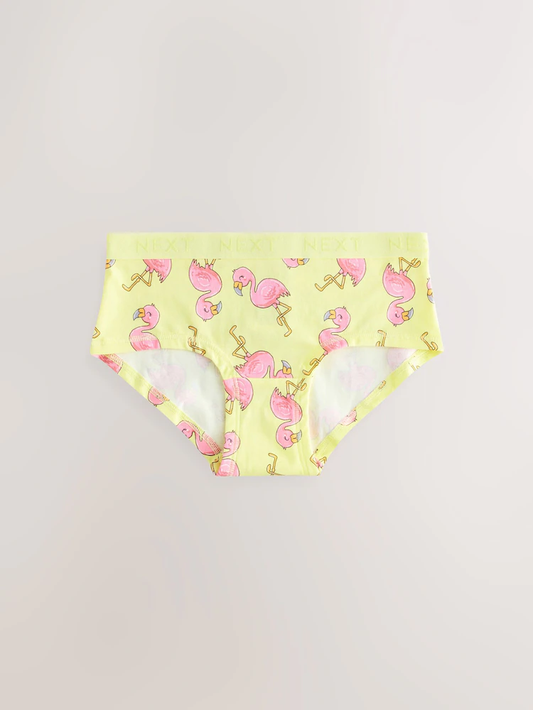 Aqua/Pink Hipster Briefs 5 Pack