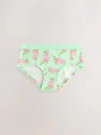 Aqua/Pink Hipster Briefs 5 Pack