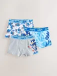 Blue Sonic Boxers 3 Pack