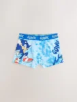 Blue Sonic Boxers 3 Pack
