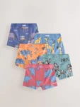 Safari Animals Soft Waistband Trunks 5 Pack