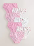Pink Ballerina Briefs 7 Pack