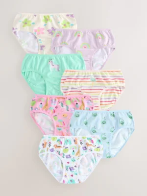 Pink/Blue Briefs 7 Pack