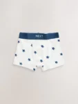 Blue Stars & Stripes Junior Pattern Trunks 5 Pack