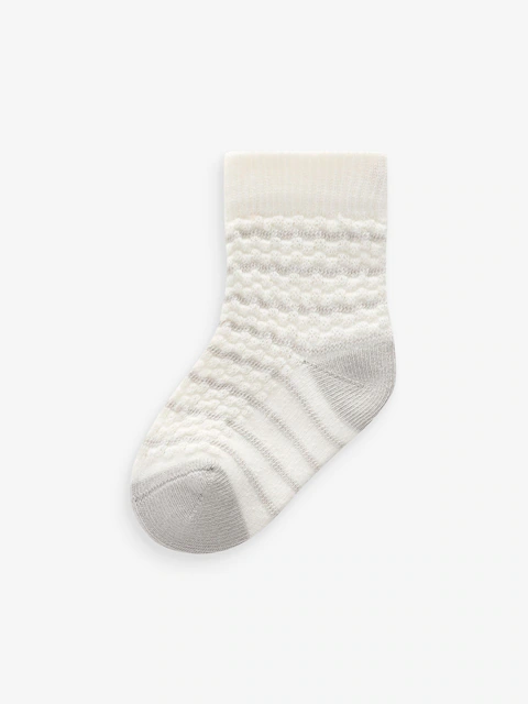 Grey Baby Socks 5 Pack