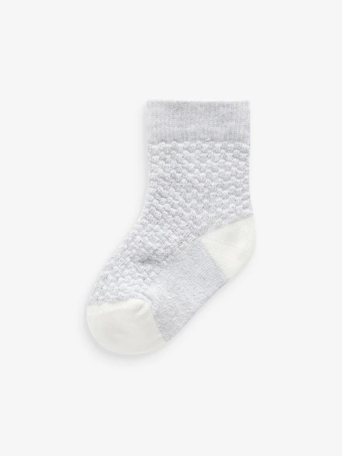 Grey Baby Socks 5 Pack
