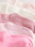 Pink Baby Roll Top Socks 5 Pack