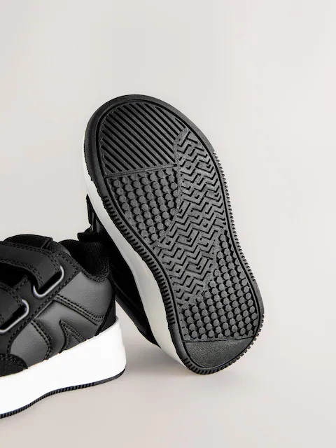 Wide Fit (G) Touch Fastening Two Strap Trainers