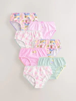 Purple/White Briefs 7 Pack