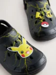 Black Pokemon Warm Lined Slipper Clogs