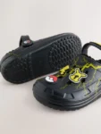 Black Pokemon Warm Lined Slipper Clogs
