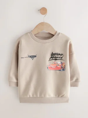 Neutral Cars Crew Sweatshirt