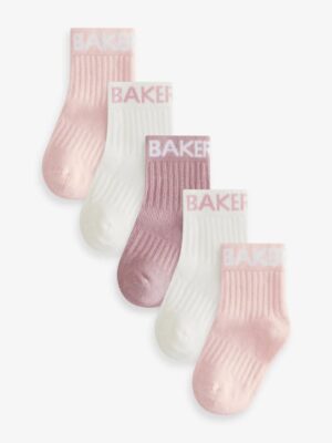 Baker by Ted Baker Girls Socks 5 Pack