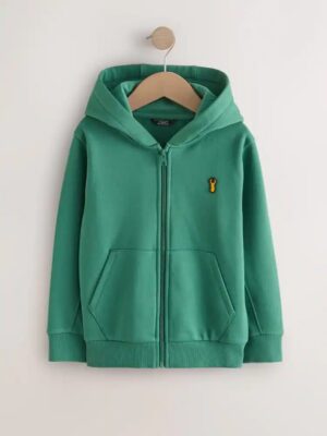 Logo Zip Through Hoodie