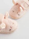Neutral Cream Bunny Cupsole Slippers
