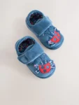 Blue Ladybird Cupsole Slippers