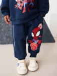 Navy Spidey Crew Sweatshirt and Joggers Set