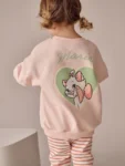 Pink Disney Aristocats Marie Long Sleeve Top and Leggings Set