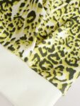 smALLSAINTS Yellow Leopard Oversized Rihan Baloon Sleeve