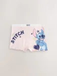 Pink/Blue Disney Stitch and Angel Shorts 5 Pack