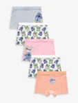 Pink/Blue Lilo And Stitch Shorts Briefs 5 Pack
