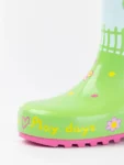Vanilla Underground Green Peppa Pig Kids Wellies with Handles
