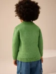 Green Dinosaur Knitted Jumper