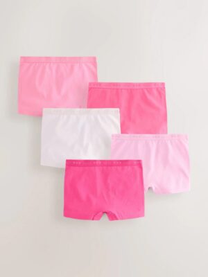 Pink Short Briefs 5 Pack