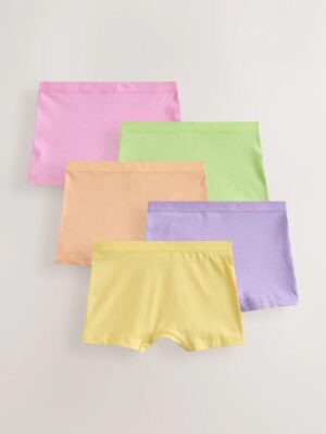 Multi Pastel Short Briefs 5 Pack