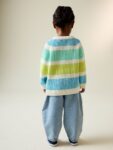 Bright Stripe Chenille Knitted Crew Neck Jumper