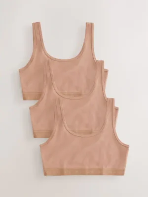 Scoop Crop Tops 3 Pack