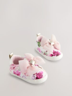 Baker by Ted Baker Baby Girls Organza Bow Padders Trainers