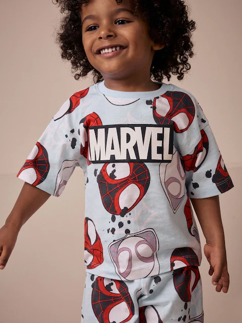 Red/Blue Spidey Short Pyjamas 3 Pack