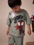 Red/Blue Spidey Short Pyjamas 3 Pack