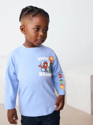 Blue Marvel Long Sleeve T-Shirt