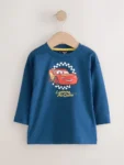 Blue Long Sleeve Disney Cars Long Sleeve T-Shirt