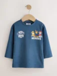 Navy Marl Paw Patrol Long Sleeve T-Shirt