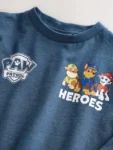 Navy Marl Paw Patrol Long Sleeve T-Shirt