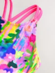 Rainbow Double Strap Swimsuit