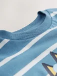 Navy/White Stripe Bluey Long Sleeve T-Shirt