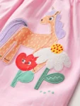 Pink Unicorn Long Sleeve Embellished Dress