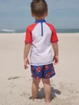 Spiderman Rash Vest and Swim Shorts Set