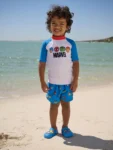 Marvel Rash Vest and Swim Shorts Set